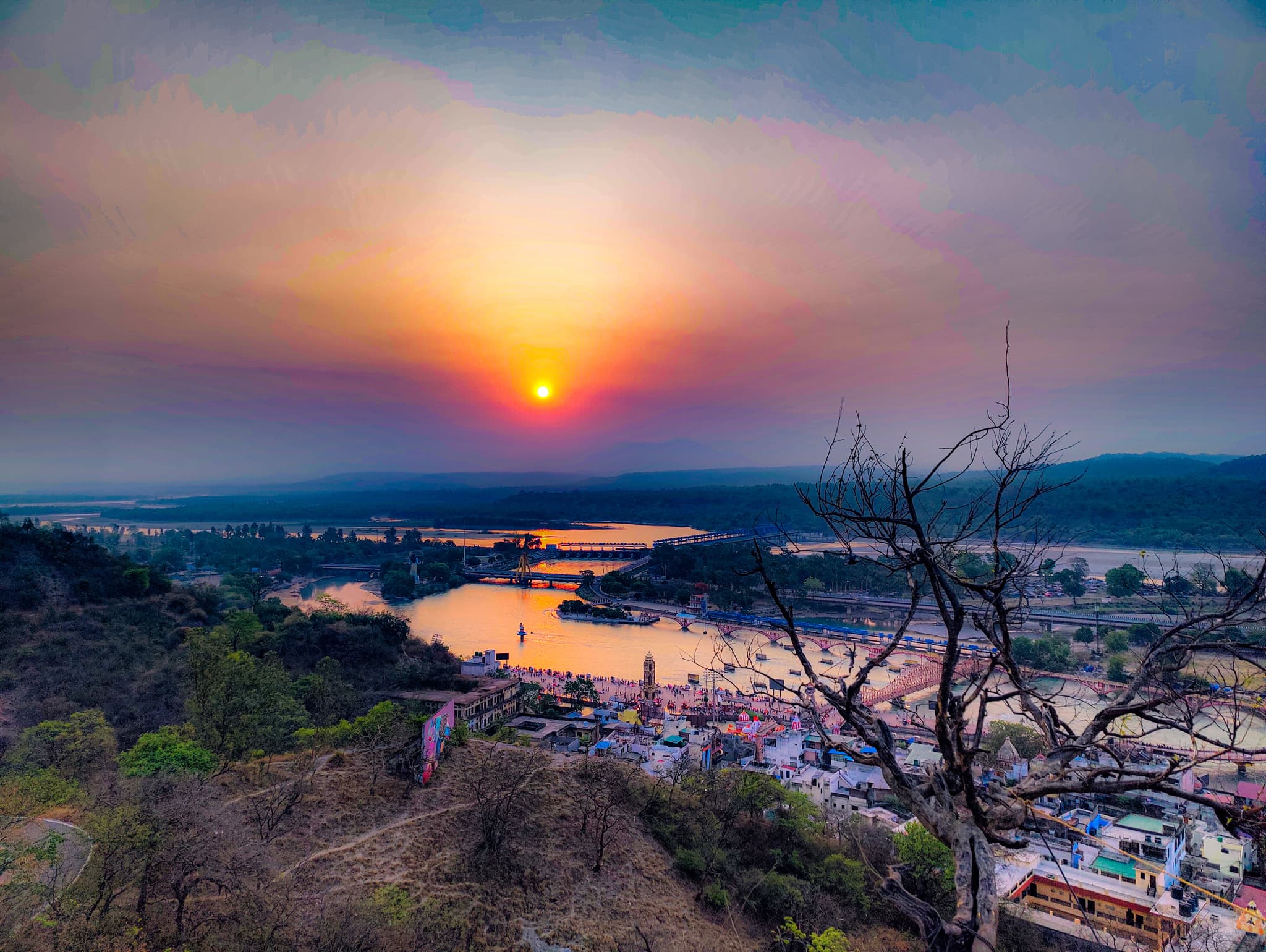 Views from Mansadevi