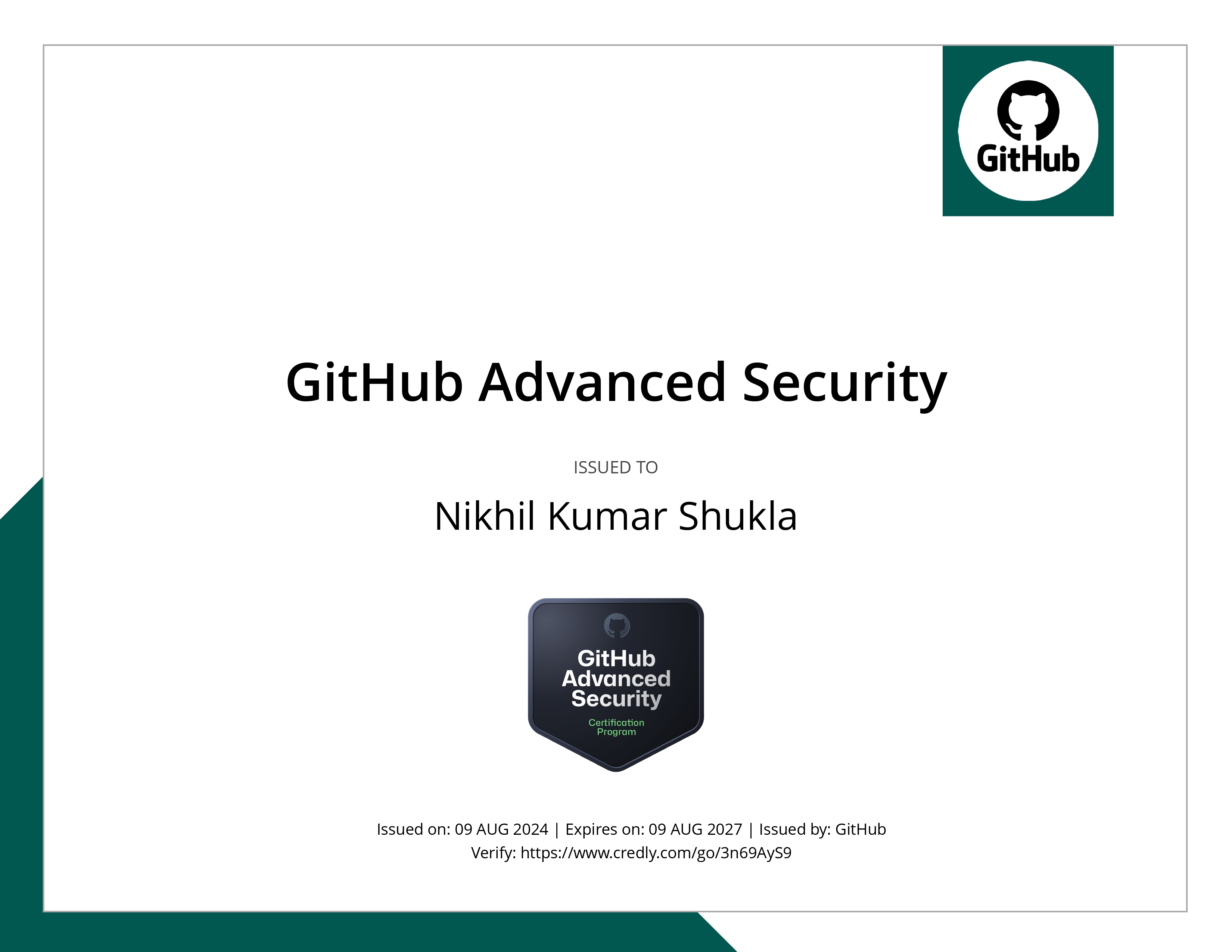 GitHub Advanced Security Certification