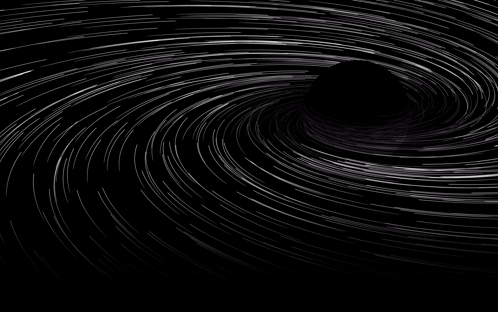 Black hole steam animation